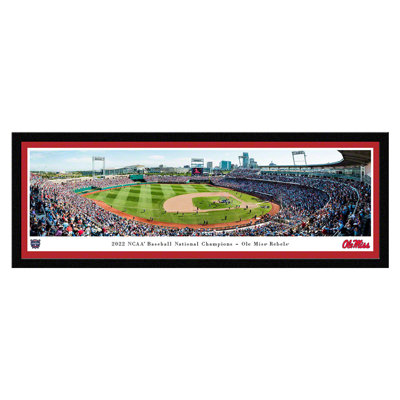 Ole Miss Rebels, 2022 College World Series Champions Panoramic Print