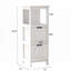 Armoire de salle de bain avec 2 tiroirs et 1 tablette de rangement