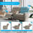 Upholstered 82.3'' Power Reclining Sofa-2109951006