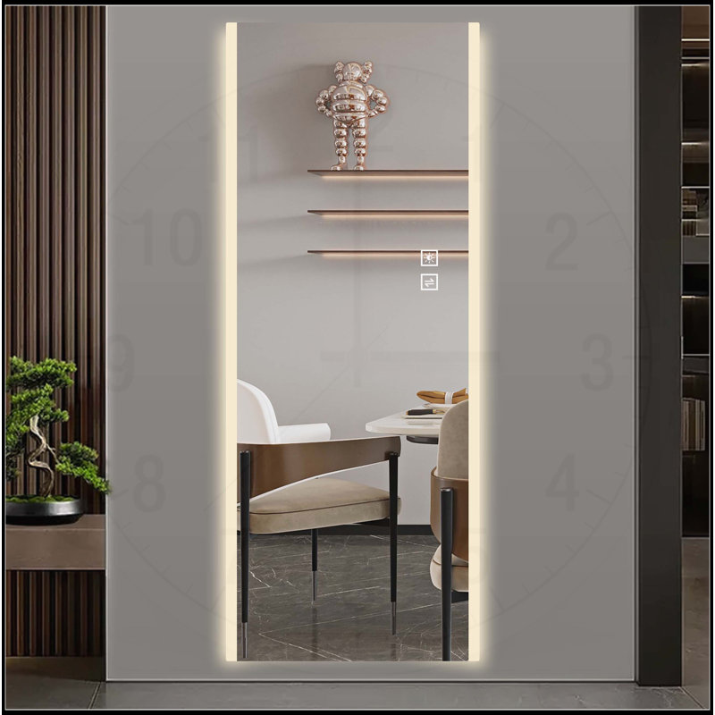 Miroir à DEL 65 * 21 po pleine longueur
