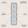 Weside Diamond Tribal Medallion Ivory/Blue Indoor/Outdoor Rug