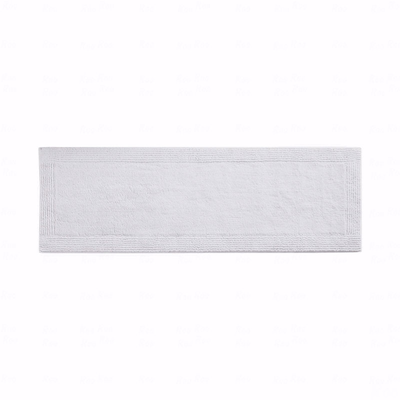 100% Cotton Tufted 3000 Gsm Reversible Bath Rug 24X72", Runner 2' x 6'