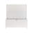 Modern Wood Desk with Hutch, Office Storage, Writing Table with Cabinet, Fully Assembled, White