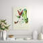 Hummingbird On Bromelaid Print by Porter Design-26924793-26924799