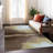 Machine Washable Indoor/Outdoor Lockway ACN2419 Abstract Rug-302049998