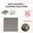 Benaiah Indoor Doormat Washable Doormat for Entryway w/ Non Slip Backing-695247872