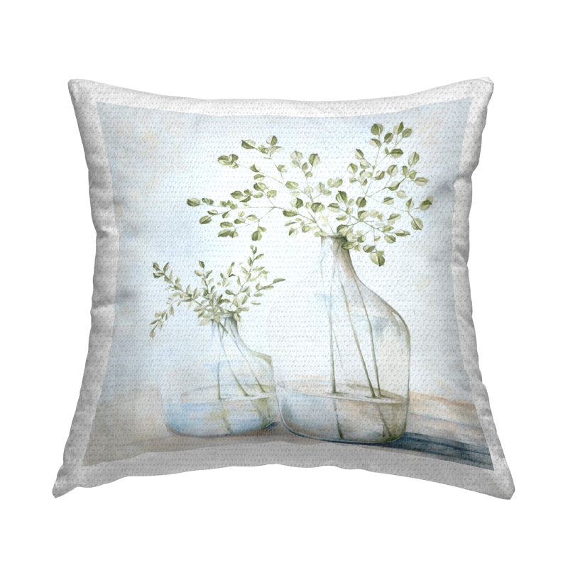 Coussin décoratif charmant "Nature morte" imprimé par Dogwood