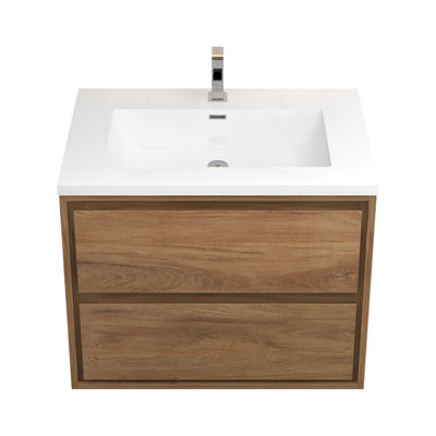 Meuble-lavabo mural simple l 29,5 po x P 19,6 po x H 21,75 po Prashant