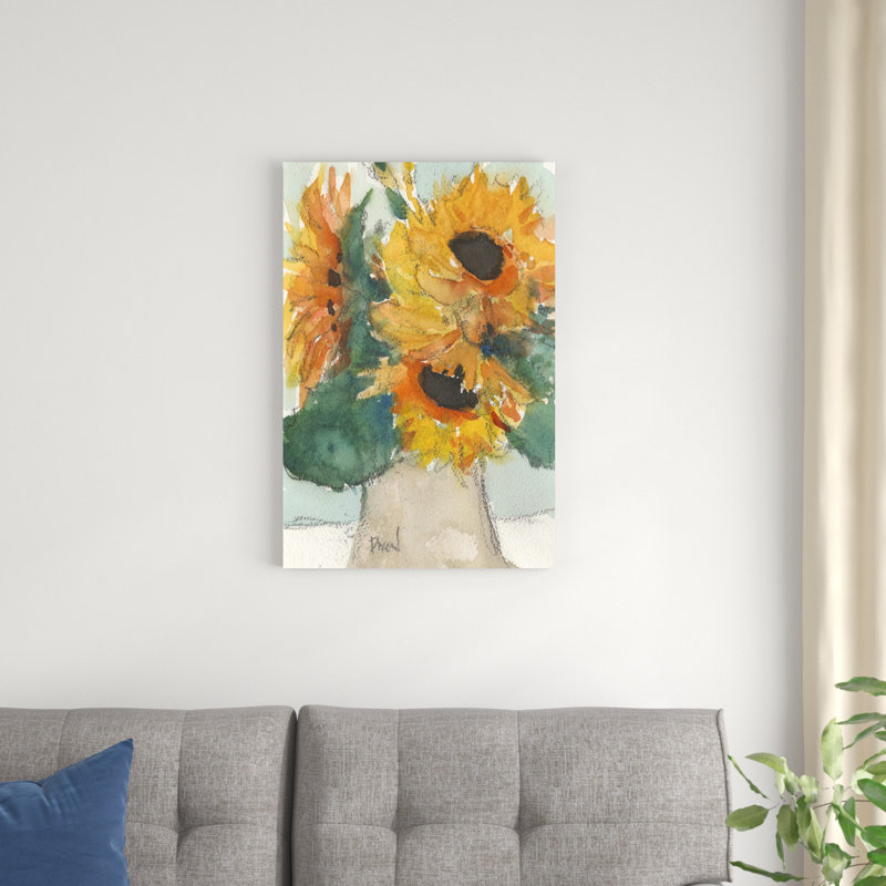 Tournesols rustiques I, H 30 po x l 20 po x P 1 po