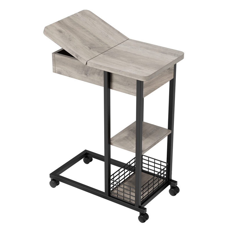Aeysha End Table, Grey