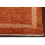 Tapis de couloir oriental orange Karbe Gabbeh Kashkoli noué à la main 3 x 9 Karell