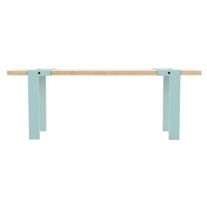 Giedi Upholstered Bench, Butterfly Blue