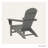 POLYWOOD Nautical Adirondack Chair-1311717436