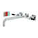 Kingston Brass Kaiser Two-Handle 3-Hole Wall Mount Roman Tub Faucet