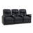 Upholstered Home Theater Seating with Cup Holder-21376654-25661085