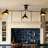 3-Light Semi Flush Mount Ceiling Light