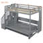Lit escamotable innovant avec relevage hydraulique et conception de bureau caché, combinant fonctionnalité de lit superposé et style de lit mezzanine pour économiser de l'espace-678208621