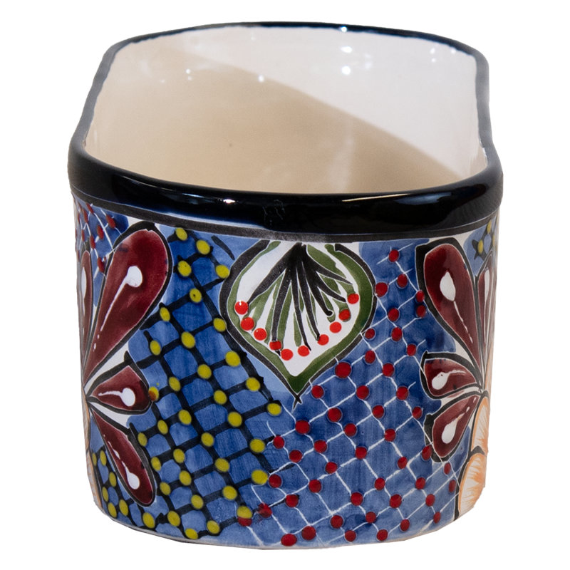 Pot à fleurs ovale Desert Bloom Talavera