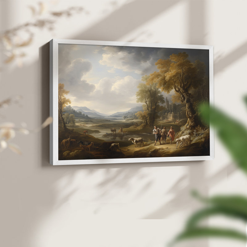 Faune - XVII - Reproduction encadrée - Restickable, H 8 po x l 10 po, Blanc