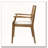 Outdoor Acacia Wood Patio Armchair,for Backyard, Poolside, Garden-891546039