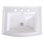 Nantucket Sinks 23 Inch Rectangular Drop-In Ceramic Vanity Sink