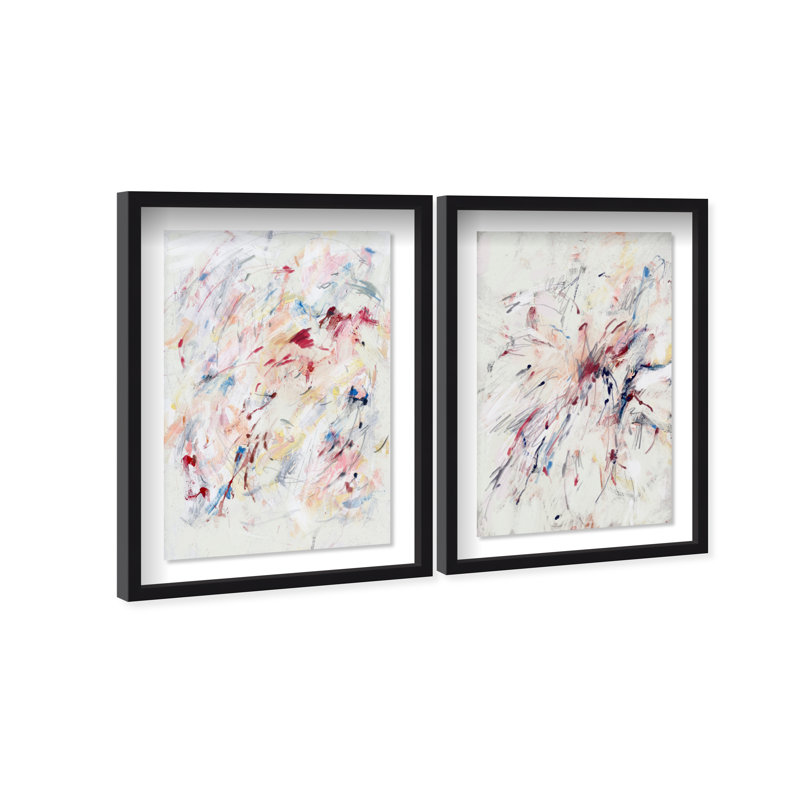 Feels Like Love Set Set by Oliver Gal, 93"H x 63"W, Black Shadowbox