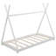 Lit plateforme simple avec structure triangulaire-430538775