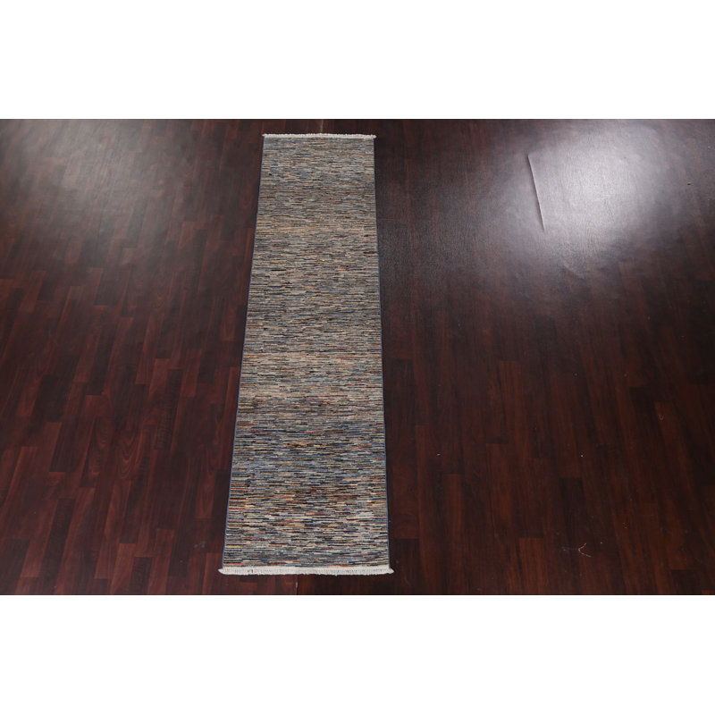 Striped Gabbeh Runner Rug 3x10