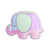 Pink/Green/Purple selected
