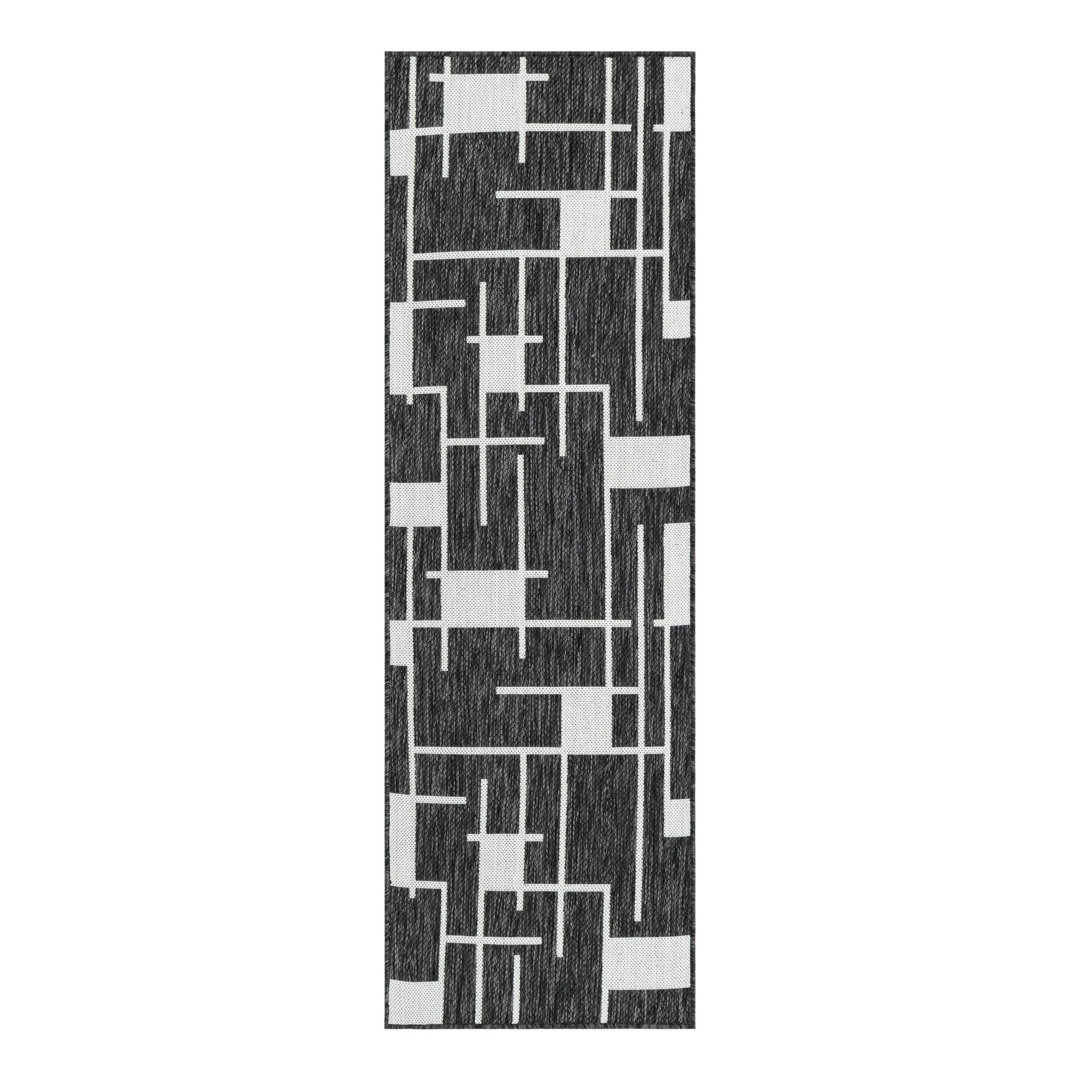 Geometric Indoor / Outdoor Rug Unique Loom Rug 