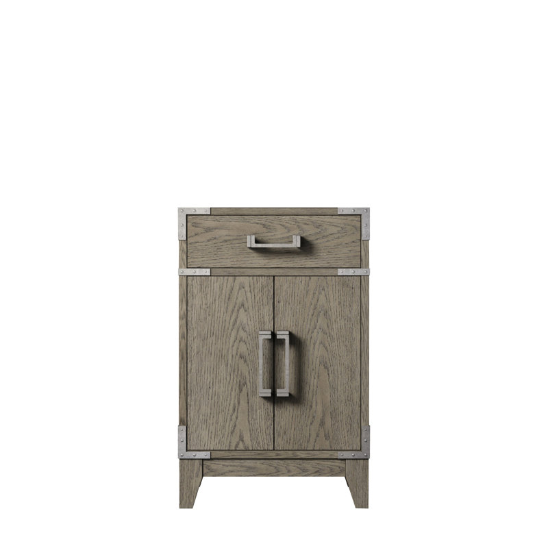 20 po L x P 18 po, meuble-lavabo en chêne gris, Grey