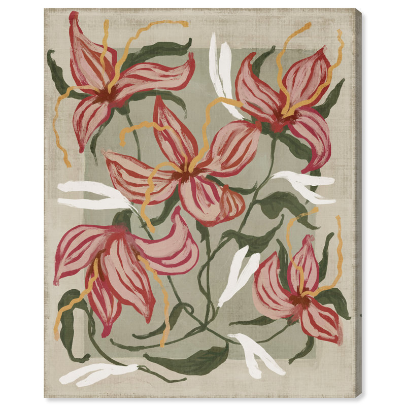 Daffodils And Lilies Print by Oliver Gal, Gallery Wrapped, 24"H x 30"W