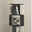 6 Tier Rotating Bookshelf, Floor Rack Simple Bookcase With Acrylic Plate Student Multi-Function Creative Bookshelf For Living Room With Anti-Toppling Base