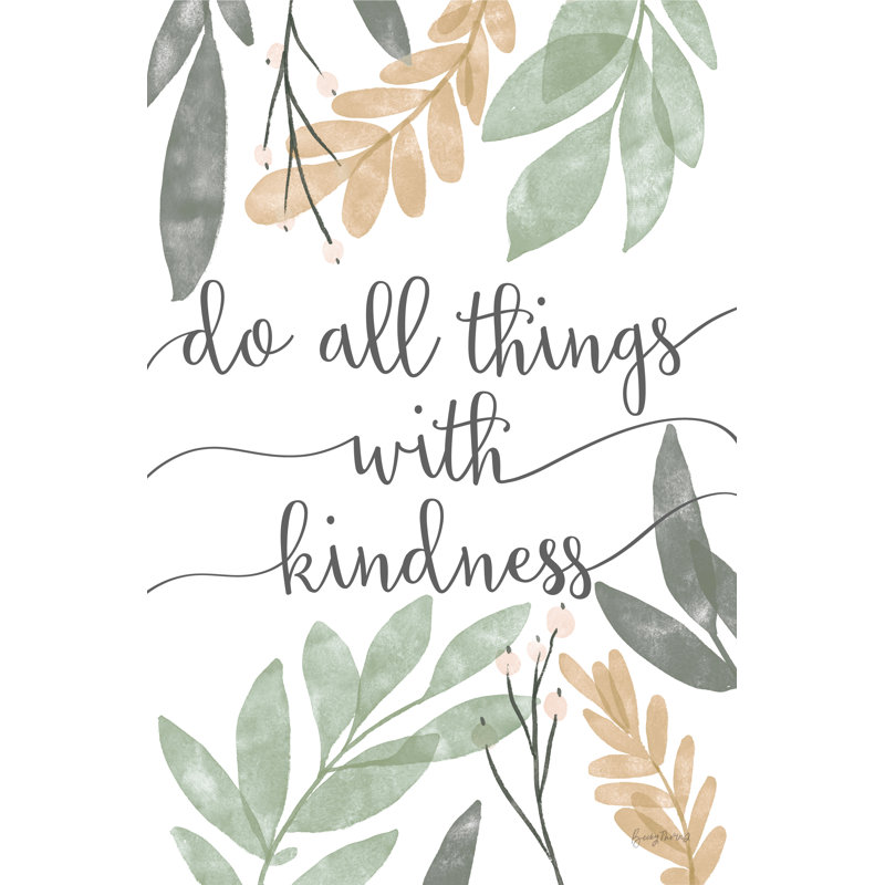 Sage Sayings IV Neutral by Becky Thorns - Wrapped Canvas Print, 122cm H x 81cm W