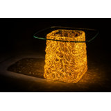 Stitch Premium Materials Pedestal Coffee Table