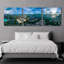 «Miami» par Epic Portfolio, art mural en verre acrylique, ensemble de 3 pièces-102049277