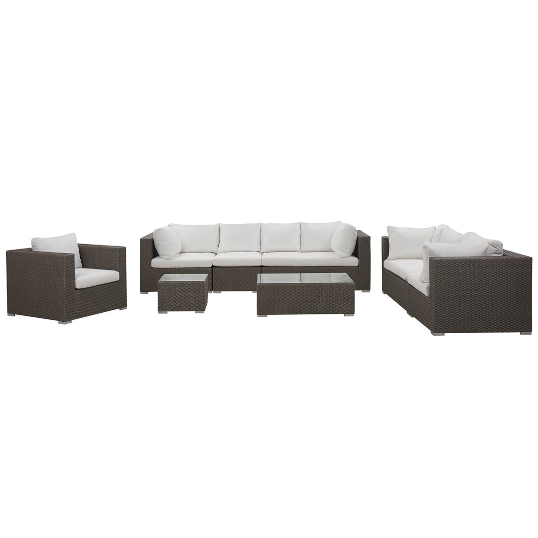 8-Sitzer Lounge-Set Bridgeland aus Polyrattan