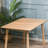 Cronk 4-Person Rectangular Pine Wood Dining Table-1764599384