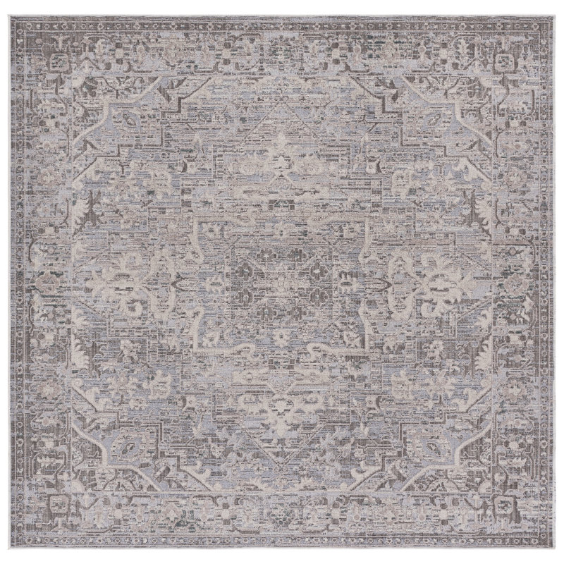 Miranda 306 Performance Oriental Rug, Square 6'6"