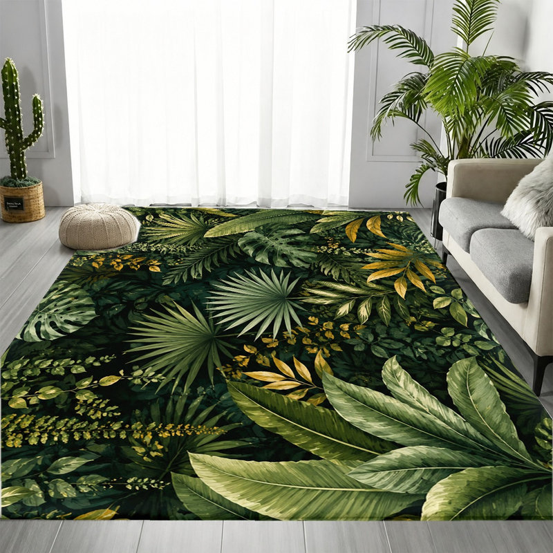 Tapis Jungle, Rectangle 9 pi 10 po x 6 pi 7 po (300 x 200 cm)
