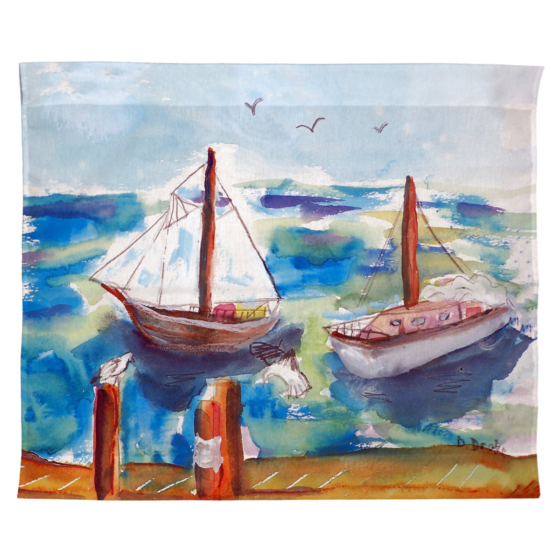 Suspension murale Two Sailboats