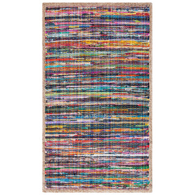 Naveen Hand Woven Cotton And Jute Abstract Rug