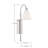 Moniquea Armed Sconce-439689384