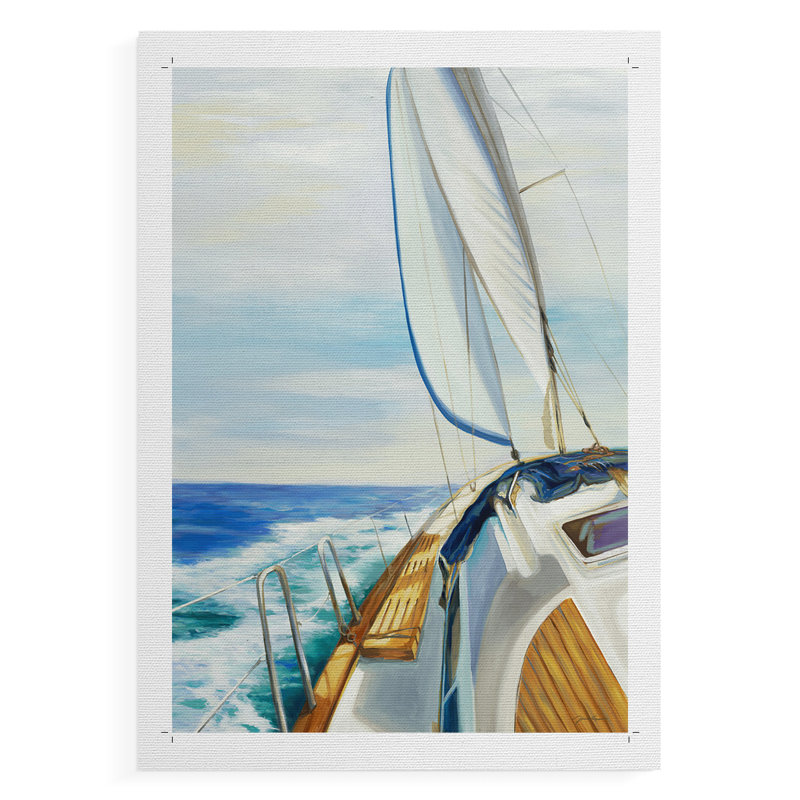 Fresh Sea Air - Impression sur toile seulement - NON-CADRE, H 18 po x l 12 po