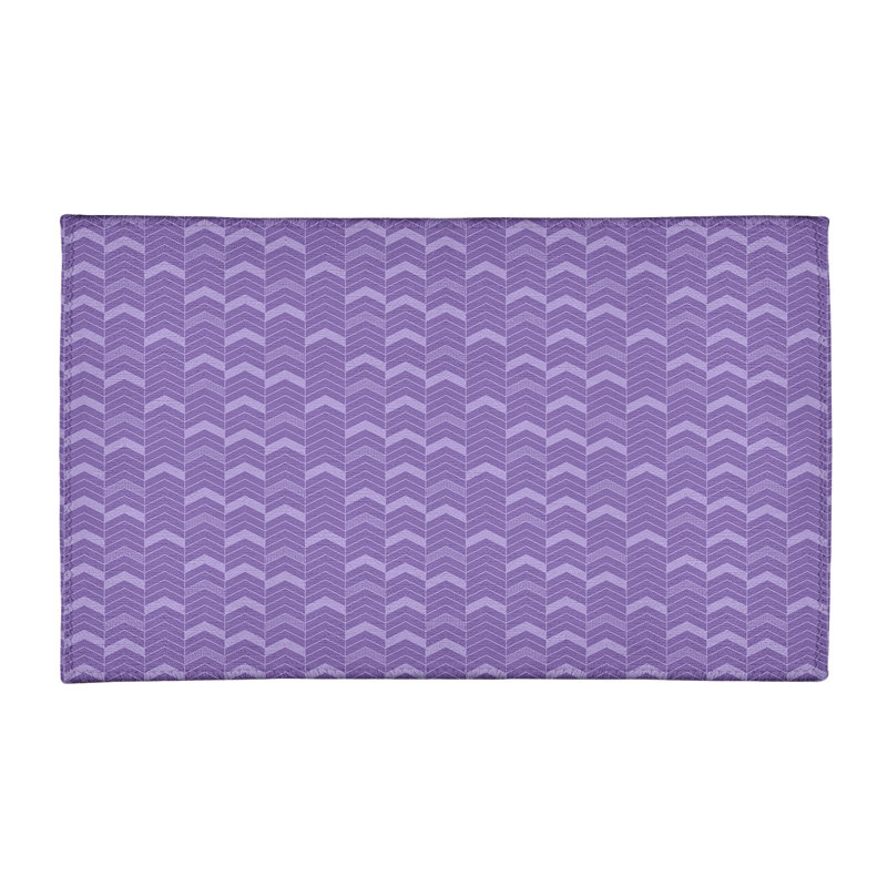 Chenille Chevron Indoor Rug, Rectangle 2' x 3'