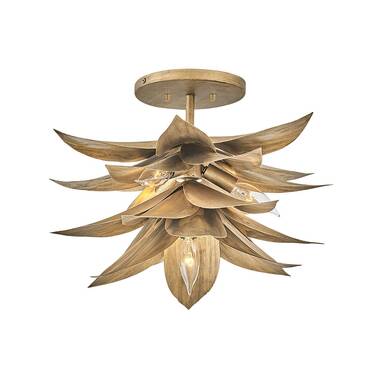 Currey & Company Vintner 3 - Light Semi Flush Mount