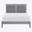 Mobilier de chambre à coucher en bois avec panneau à finition classique 1pc-107202557-107202551
