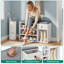 7 Pair Stackable Shoe Storage Bench