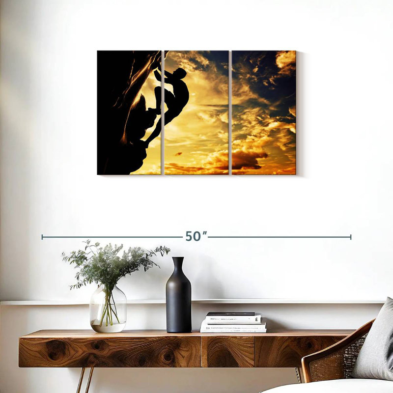 Sireci Free Climbing, 20" H x 33" W