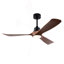 Ventilateur de plafond moderne chaud de 52 pouces avec 3 couleurs à intensité variable, 3 pales ABS, moteur à courant continu réversible et télécommande